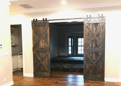 barn doors by Greg Avery Homes in Stillwater, OK 74074