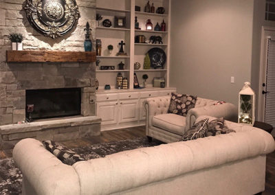 living room area by Greg Avery Homes in Stillwater, OK 74074