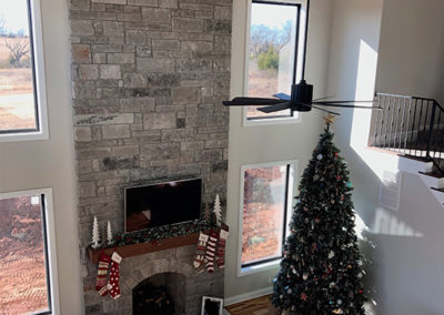 living room area by Greg Avery Homes in Stillwater, OK 74074