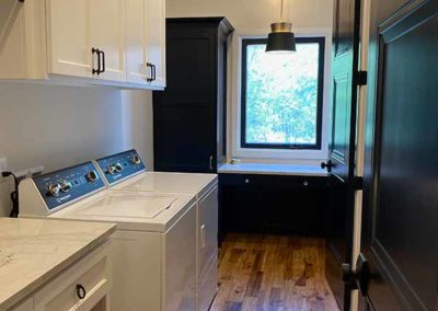 Interior of a washing room in a Greg Avery Homes