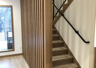 Stairwell designed and constructed by Greg Avery Homes